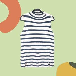 THE LOFT Nautical Style Knitted Top